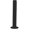 Nobili garniture de bain sur gorge universel rond noir mat