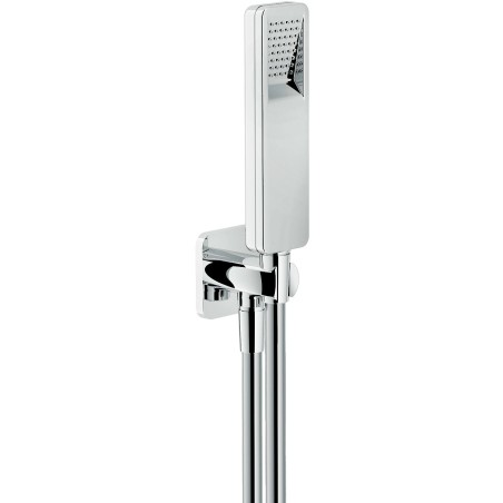 Nobili garniture de bain+coude de raccord mural loop chrome