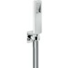 Nobili garniture de bain+coude de raccord mural loop chrome