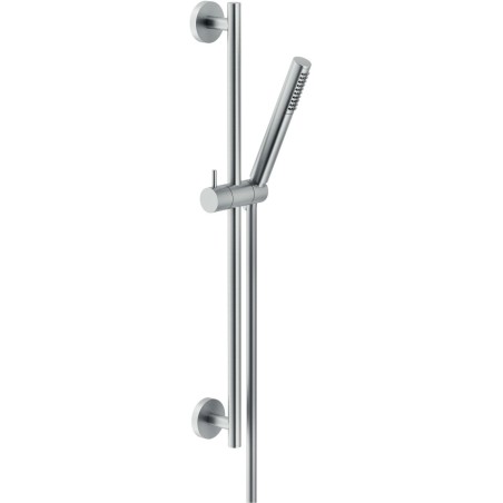Nobili set de douche avec douchette 1-jet 150cm inox