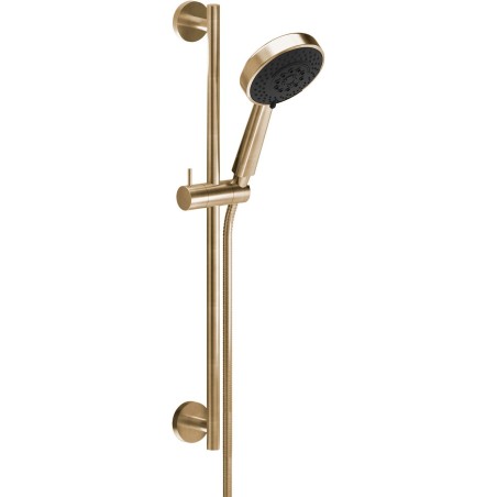 Nobili set de douche avec douchette 3-jet 610mm miele brossé