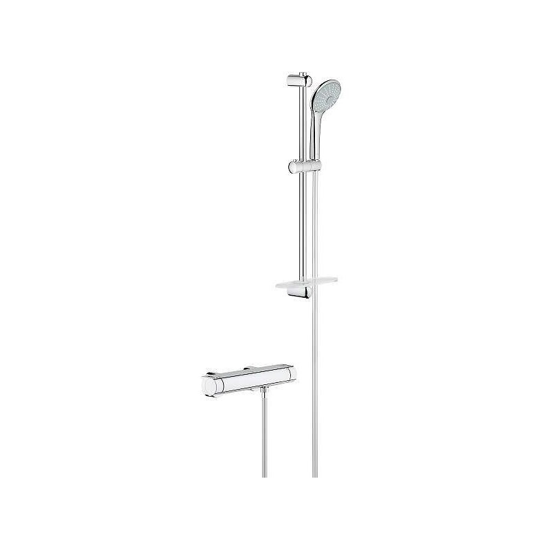 Grohe thermostat douche 2000+set de douche euphoria 110 60cm fg chrome