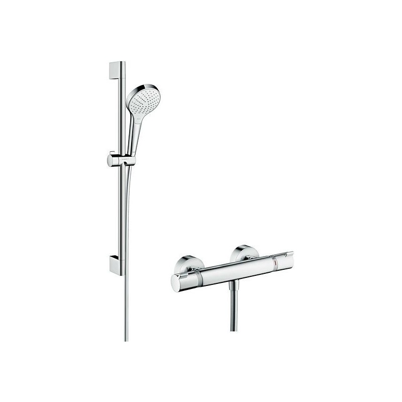 Hansgrohe thermostat douche ecostat comfort+set de douche select s vario 650mm chrome