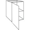 Elément dedecker studio blanc 1 port L60 gauche