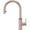 Quooker mitigeur de cuisine avec douchette extractible flex cuivre rose