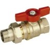 Giacomini robinet bille raccord 3-pièces.3/4"-4/4"