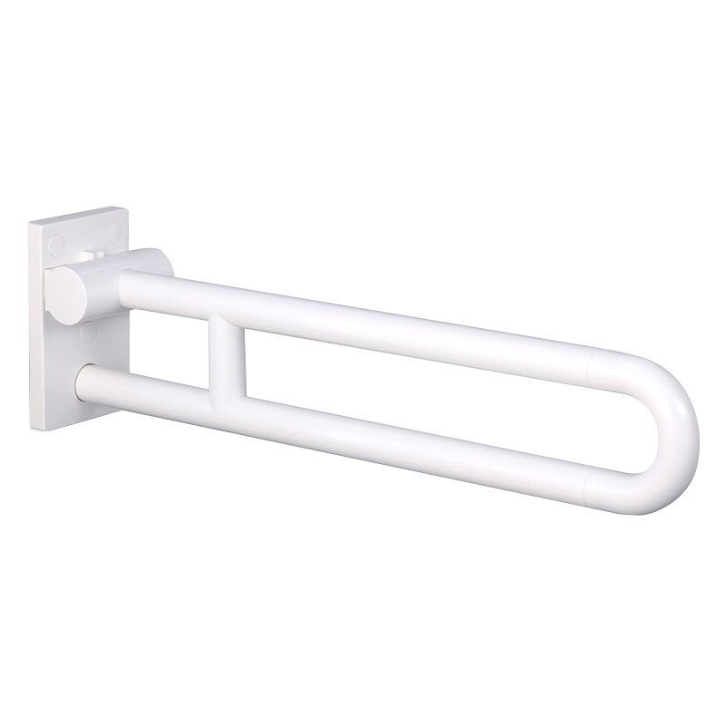 Barre appui rélévable PBA 85-13,6 nylon blanc