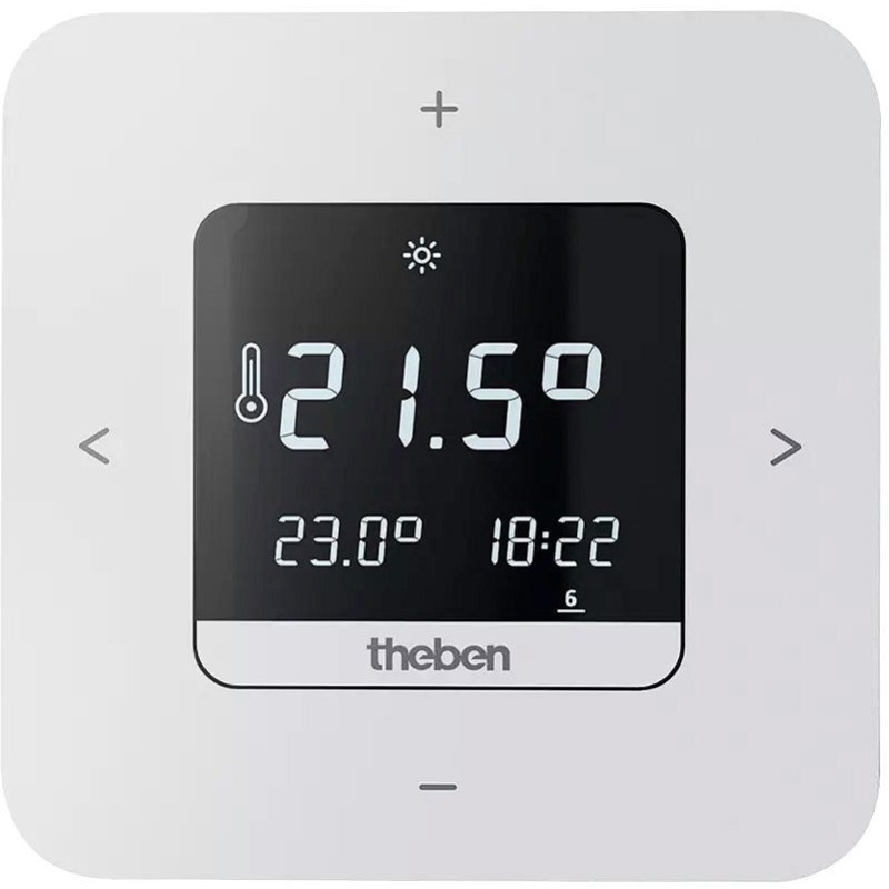 Theben thermostat d'ambiance programmable RAM811TOP3 24 heures/7jours batterie classe IV(2%)