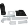 Ubbink kit accessoires pour flexible pp 80mm mur