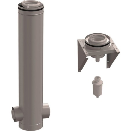 Ubbink kit début clv pp/galva 2 chaudières 180° 125/200