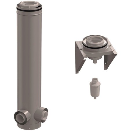 Ubbink kit début clv pp/galva 2 chaudières 90° 125/200