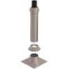 Ubbink kit toit plat clv inox 110/160