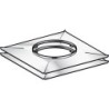 Poujoulat plaque d'étancheité haut-bas condenseur 350x500 150mm
