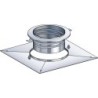 Poujoulat plaque support d'etancheite a visser 150mm