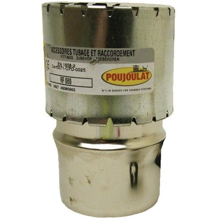 Poujoulat raccord flexible-fixe condenseur 180mm