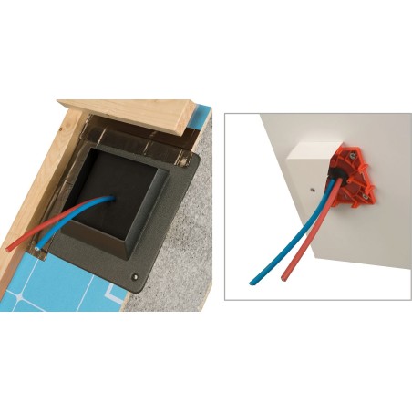 Ubbink set pour passage de toit incliné solar pour cables 110mm