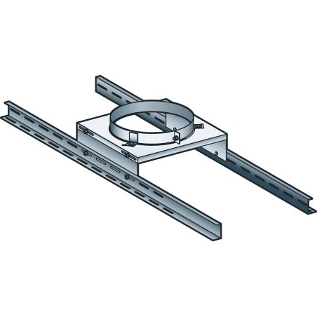 Poujoulat support sol therm-inox 250mm