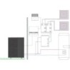 Panasonic pac a/e aquarea m t-cap monobloc 2 zone +ecs 9kW 230v
