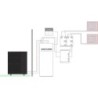 Panasonic pac a/e aquarea m t-cap monobloc ai1 2zones 9kW 400v