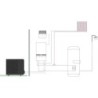 Panasonic pompe à chaleur air/eau aquarea k hp split bi-bloc 1z+sww 7kW