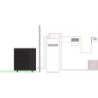 Panasonic pompe à chaleur air/eau split aquarea L high performance all in one 1 zone 7kW