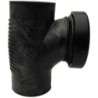 Geberit pièce de débouchage pe silent 90° 75mm