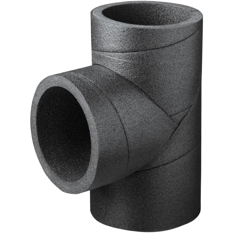 Ubbink pièce t isolé pour système ventilation d 125-155mm 90°