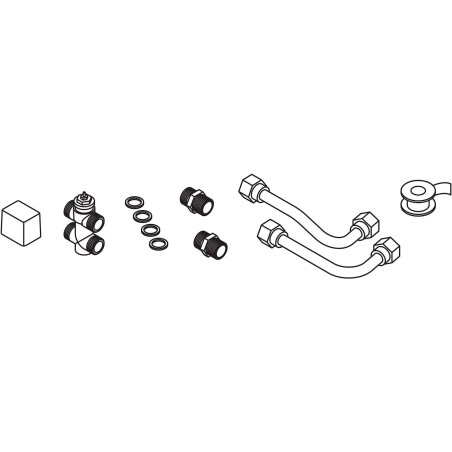 Vaillant kit accessoires vanne 3 voies+tubes pour arovair plafond 3,5kW