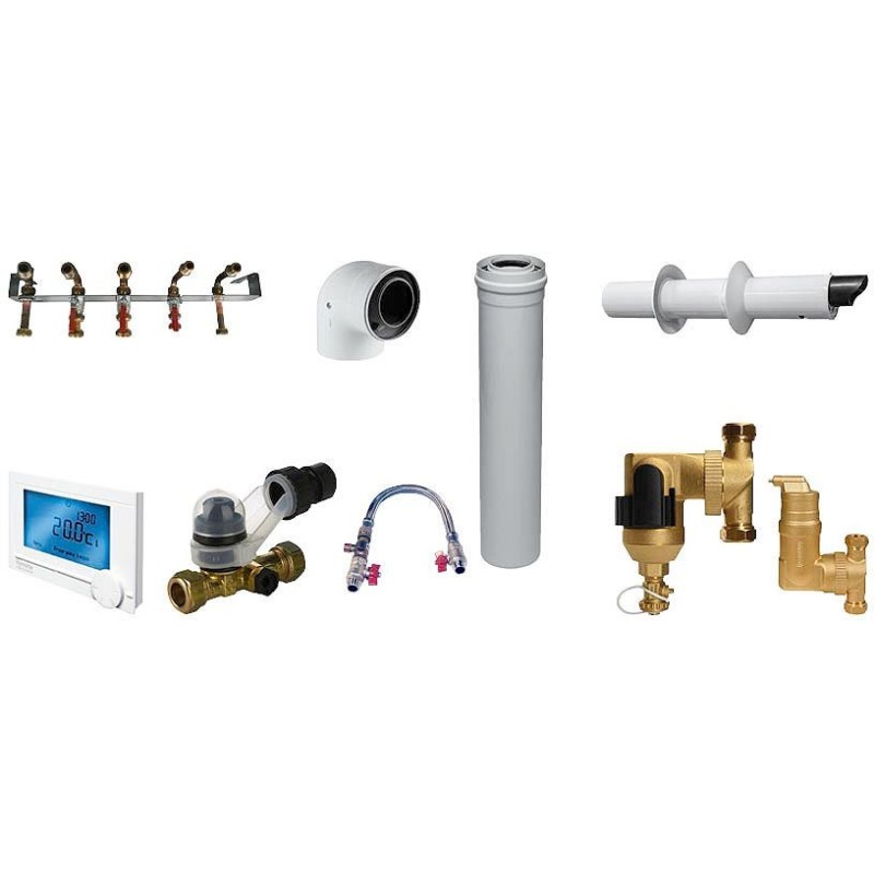 Remeha kit installation initia duo 60/100 mural