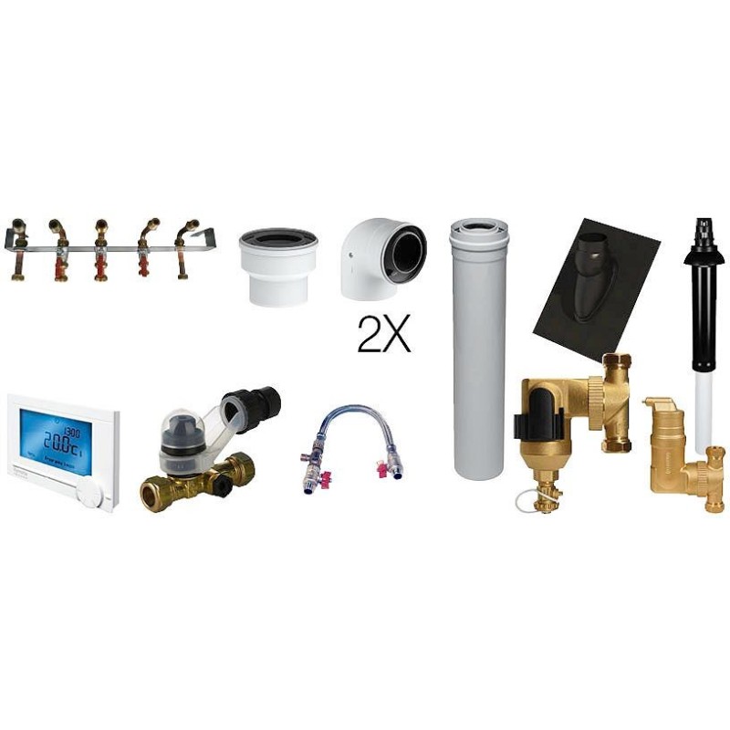 Remeha kit installation initial duo 80/125 toit