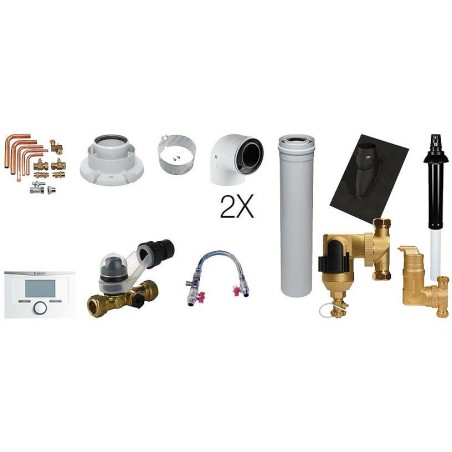 Vaillant kit installation 30 kW 80/125 toit