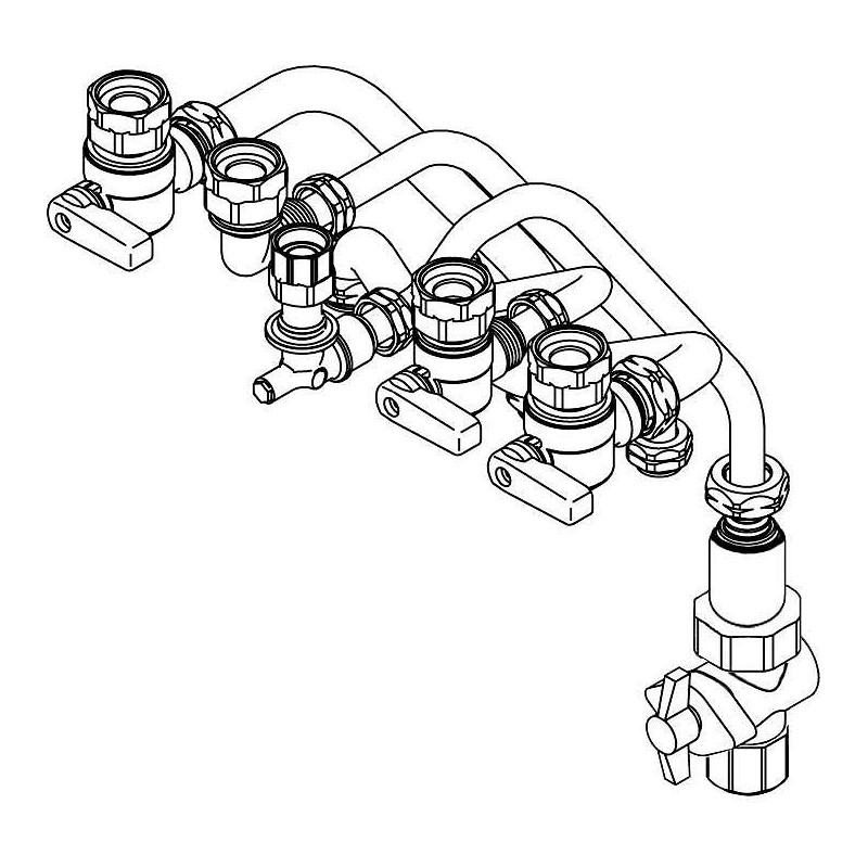 Bulex pièce d'adaption chaudières