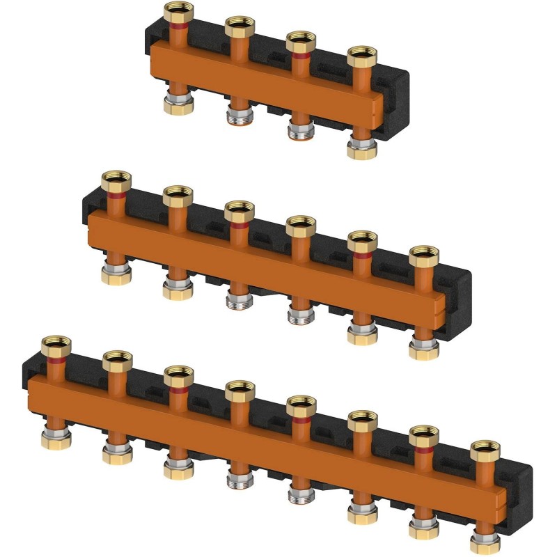 Meibes segment de distribution ouvert pour 2+1 circuits de chauffage