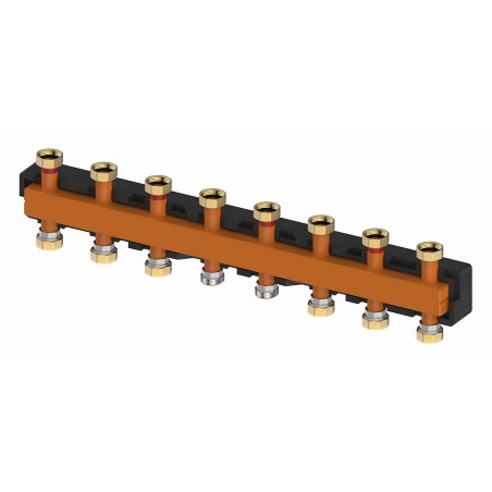 Meibes segment de distribution ouvert pour 4+3 circuits de chauffage