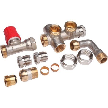 Danfoss combinaison de raccord bitube sol 40mm