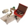 Honeywell combinaison de raccord bitube thermostatique equerre+courbe 1/2"