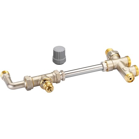 Danfoss combinaison de raccord monotube mur 35mm