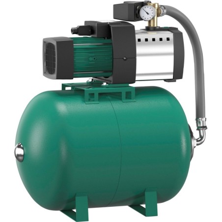 Wilo pompe récupération pluie avec vase 50l himulti 3h50-45p