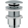 Nobili clic crépine design 5/4" ronde sans trop-plein chrome