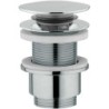 Nobili clic crépine longue 5/4" ronde sans trop-plein chrome