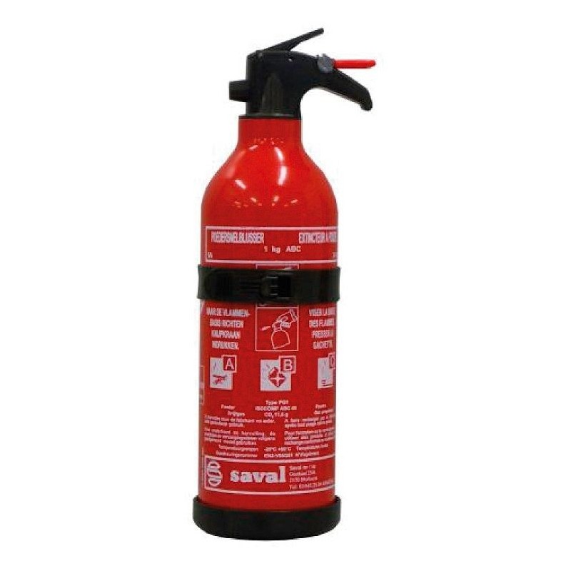 Saval extincteur poudre abc 3kg (7500kg)