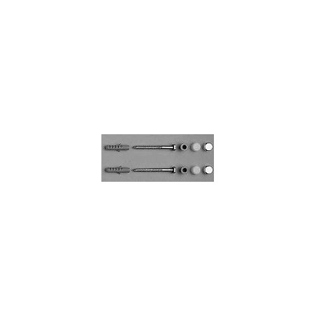 Duravit fixation lavabo/urinoir chrome