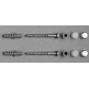 Duravit fixation lavabo/urinoir chrome