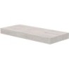 Tablette marbre céramique puro l120 h10 1vidage/trou robinet droite travertin