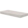 Tablette marbre céramique puro l120 h10 1vidage/trou robinet gauche travertin