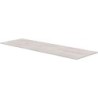 Tablette marbre céramique puro l160 h1,2 1vidage/trou robinet gauche travertin