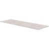 Tablette marbre céramique puro l160 h1,2 2vidage/trou robinets travertin
