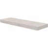 Tablette marbre céramique puro l160 h10 1vidage droite travertin