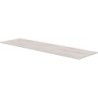 Tablette marbre céramique puro l180 h1,2 1vidage/trou robinet droite travertin