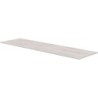 Tablette marbre céramique puro l180 h1,2 2vidage/trou robinets travertin
